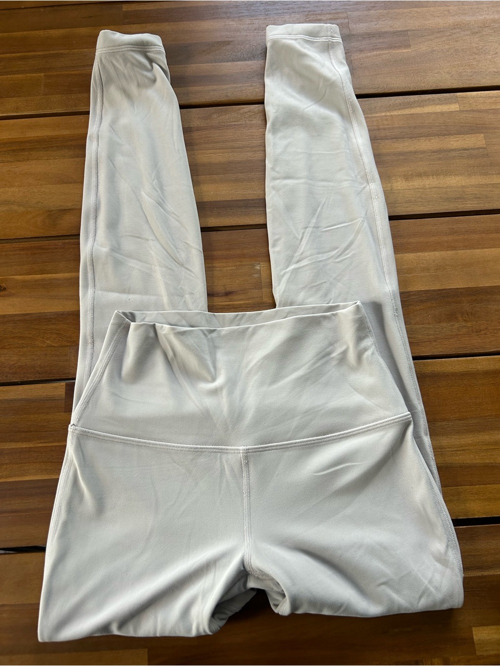 lululemon athletica Light Gray High-Rise Leggings